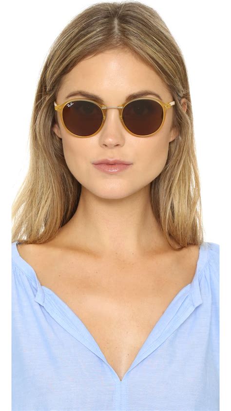 ray ban new round sunglasses|ray ban round women's sunglasses.